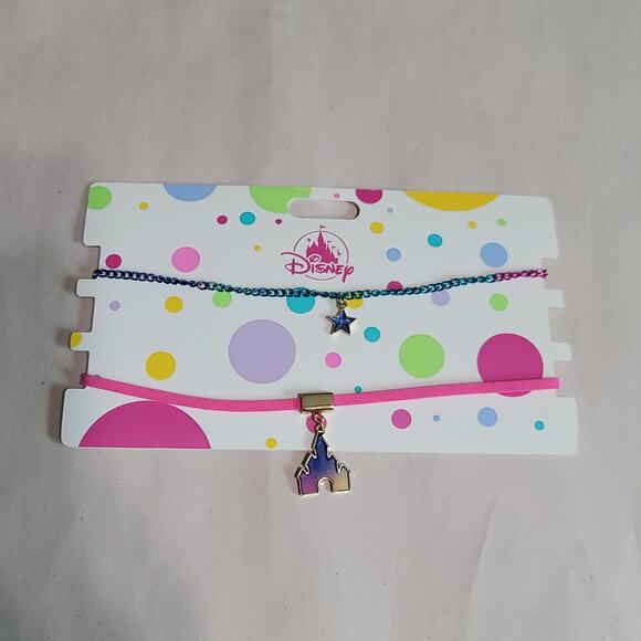 Disney Castle and Star Choker Necklace Set - Picture 2 of 6